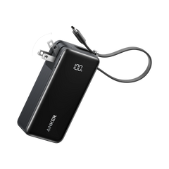 Anker Power Bank (10K, Fusion, Built-In USB-C Cable)and Anker Nano Charger (20W)