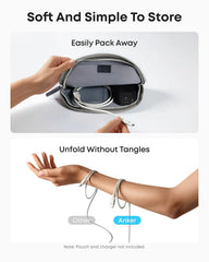 Anker USB-A to USB-C Cable (3 ft, Upcycled-Braided, 2 Pack)