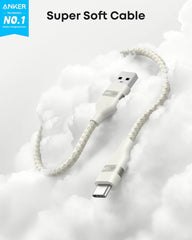 Anker USB-A to USB-C Cable (3 ft, Upcycled-Braided, 2 Pack)