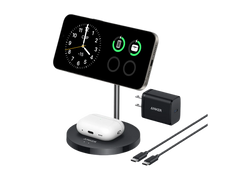 Anker MagGo Wireless Charger (2-in-1, Stand, 40W Adapter Included)