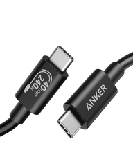Anker 515 USB-C to USB-C Cable (Thunderbolt 4 Compatible)（2 packs）