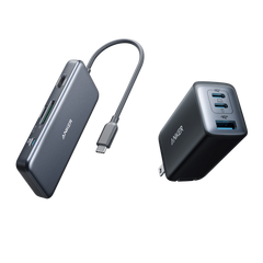 Anker Nano Charging Station (6-in-1, 67W) and Anker 341 USB-C Hub (7-in-1)