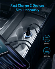 Refurbished Anker 323 Car Charger (52.5W)